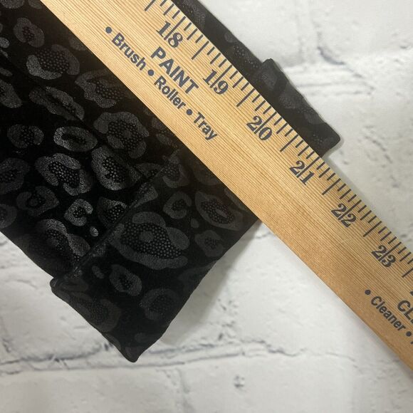 TONI MORGAN Women’s Black Cheetah Print Jacket Size Small Shoulder Pads Vintage - Picture 11 of 15